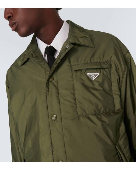 Prada Green Re-Nylon Jacket for men