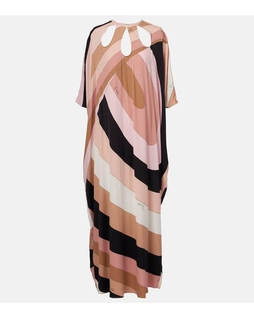 Emilio Pucci Pink Iride Kaftan