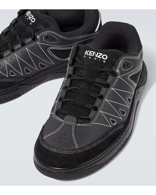 Sneakers PXT in pelle di KENZO in Black da Uomo