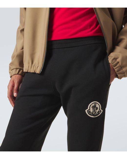 Moncler Black Logo Swim Trunks for men