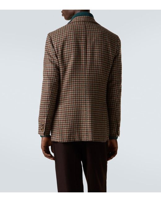 Blazer di Kiton in Brown da Uomo