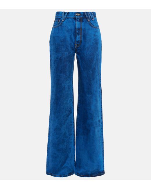 Vivienne Westwood Blue High-rise Flared Jeans