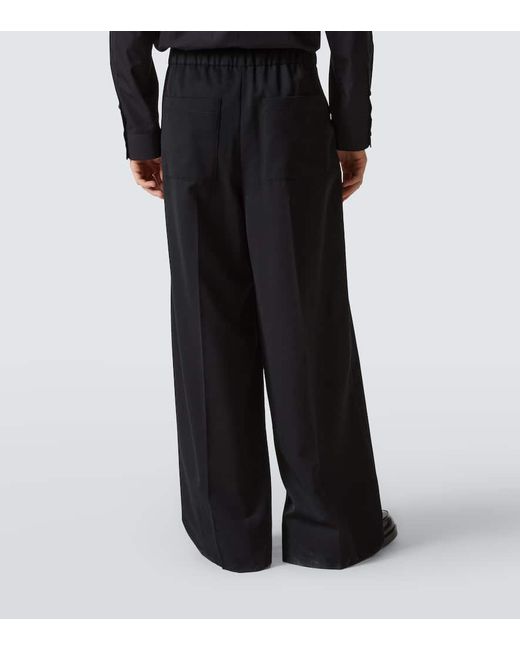 Simone Rocha Weite High-Rise-Hose in Black für Herren