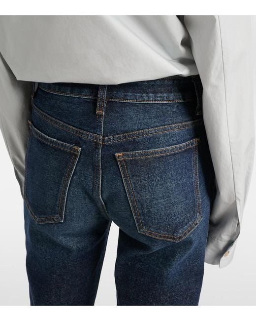 Khaite Blue Viv Straight Jeans