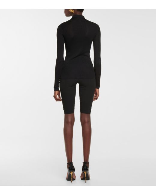 monogram turtleneck