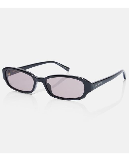 Saint Laurent Brown Sl 872 Erin Rectangular Sunglasses