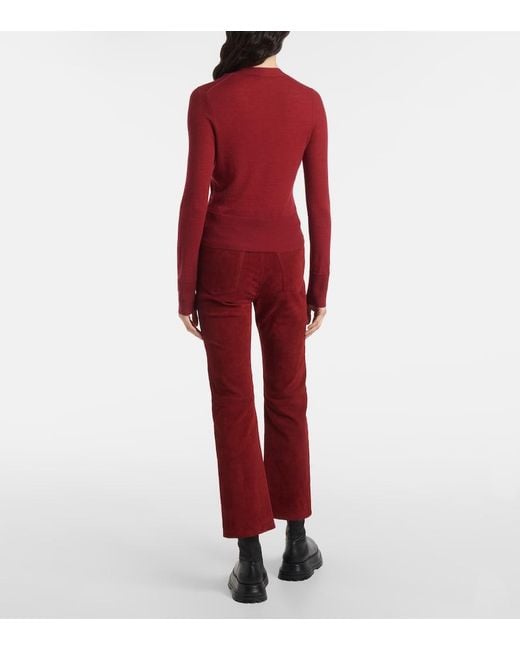 Joseph Red Cashair Cashmere Cardigan