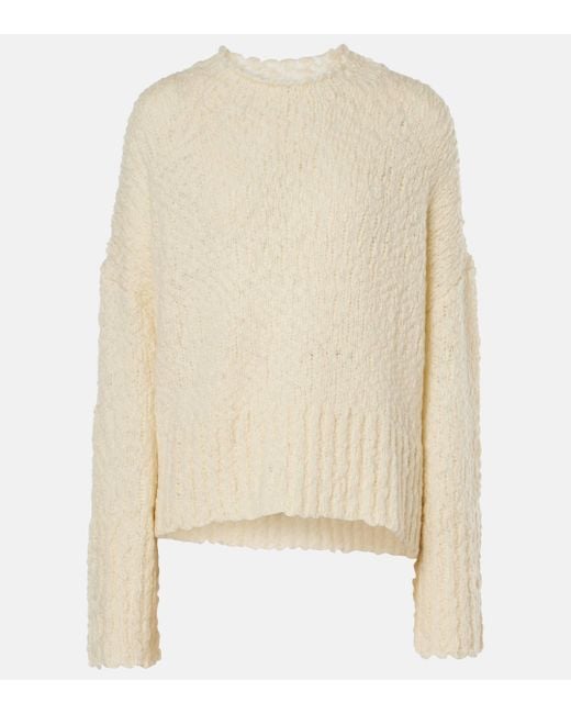 Altuzarra Natural Cody Wool-Blend Mockneck Sweater