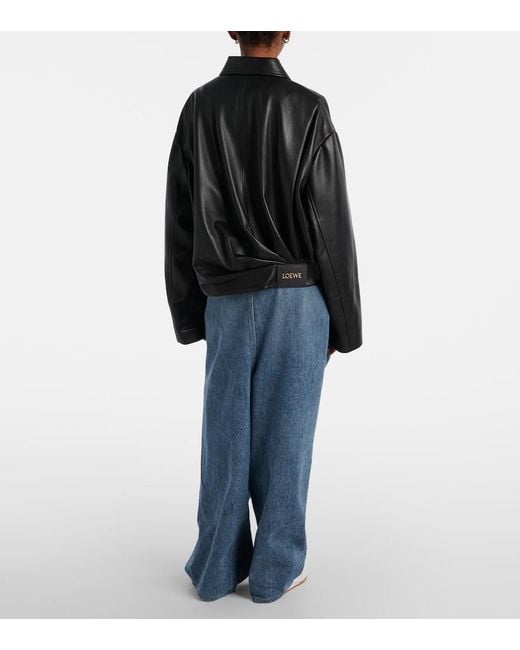 Loewe Black Leather Jacket