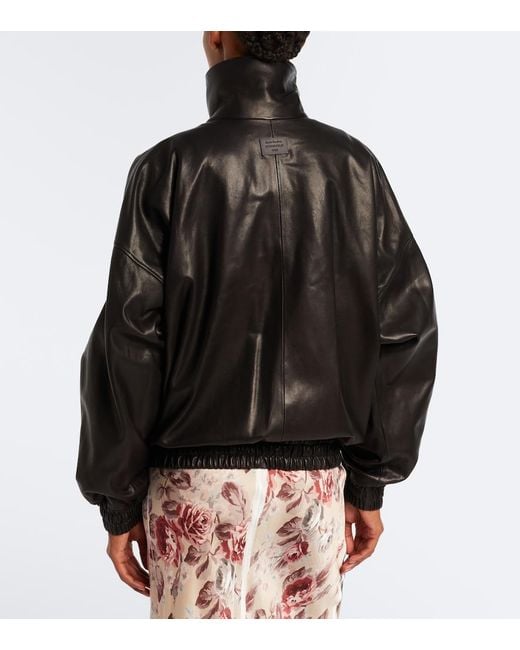 Acne Black Leather Jacket