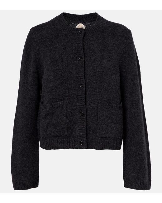 Jardin Des Orangers Black Wool And Cashmere Cardigan