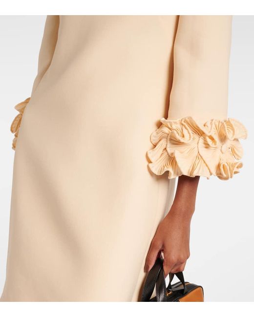 Valentino Natural Crepe Couture Minidress