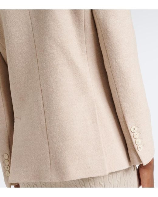 Eleventy Natural Layered Wool Blazer