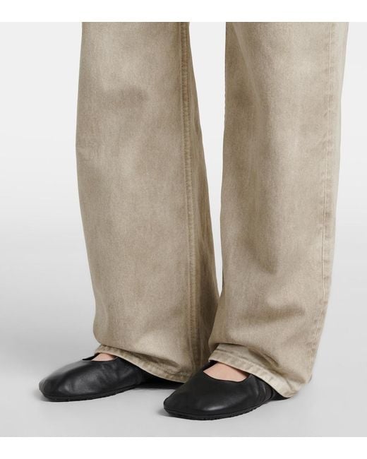Loewe Natural Wide-Leg Jeans