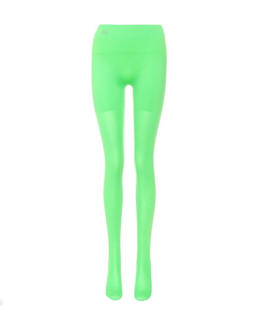 Balenciaga Green Opaque Tights
