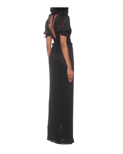 rebecca vallance luna short sleeve gown