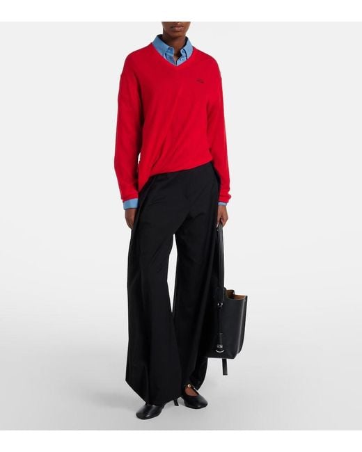 Loewe Black Pebble Soft Leather Mules