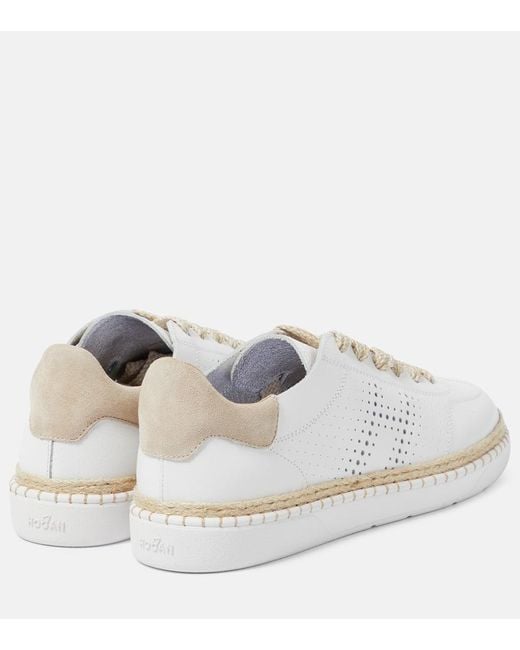Sneakers Cool in pelle di Hogan in White
