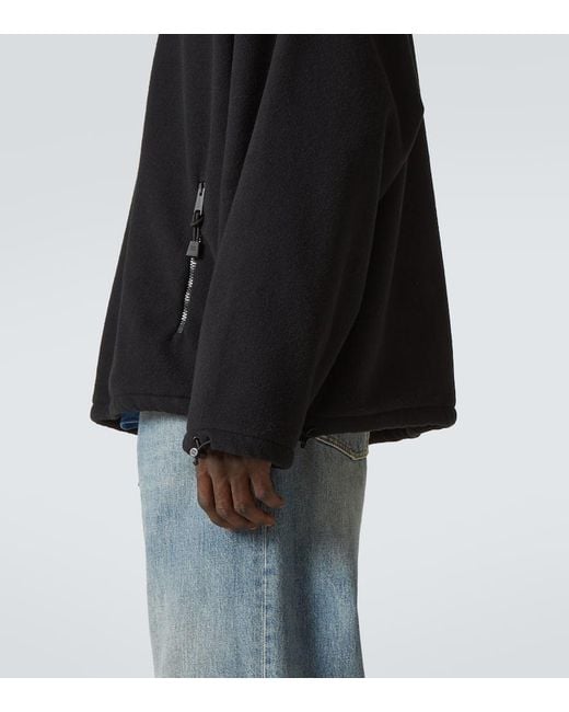 Jersey De Forro Polar Con Cremallera Miu Miu de hombre de color Black