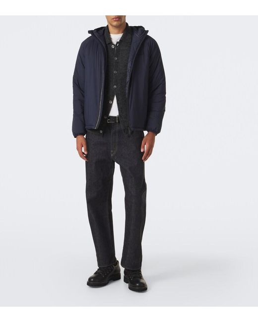 Burberry Blue Ekd Hooded Jacket for men