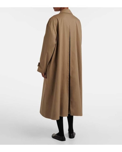 The Row Natural Mantel Lolana Aus Baumwoll-Gabardine