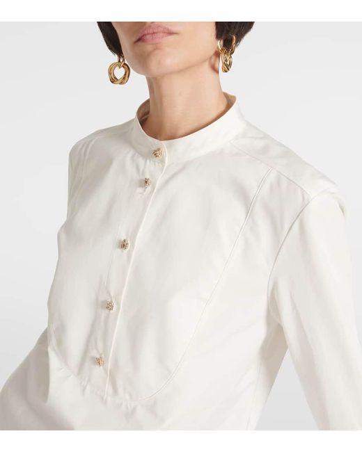 Blusa in cotone di Chloé in White
