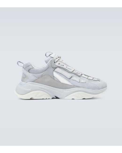 Amiri Gray Bone Runner Sneakers for men