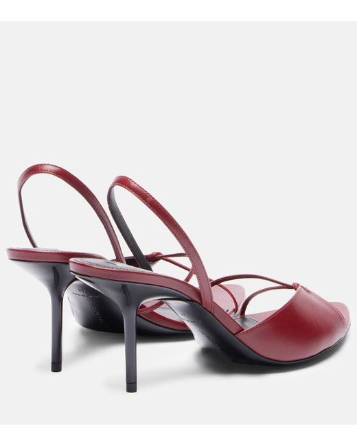 Victoria Beckham Pink Sandalen 75 Aus Leder