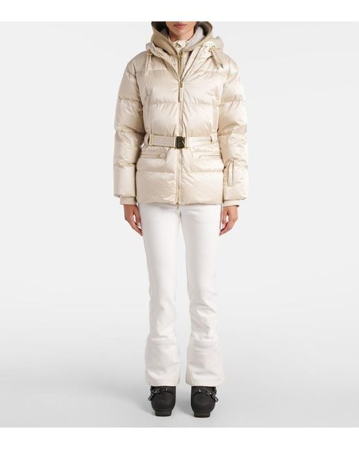 Bogner Natural Lyra Belted Down Ski Jacket