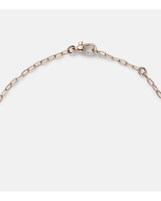 Pomellato White Iconica 18kt Gold Necklace With Diamonds
