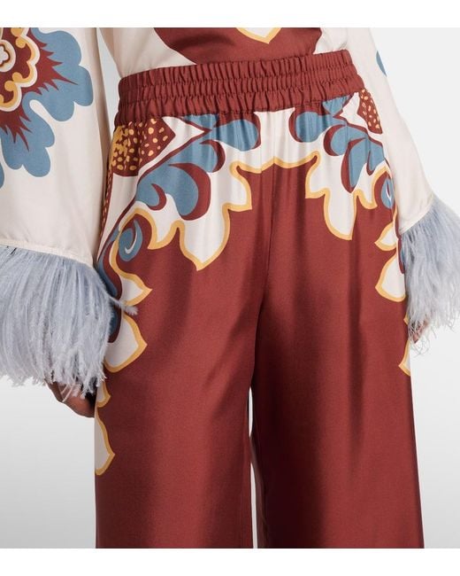 Pantaloni A Gamba Larga di LaDoubleJ in Red