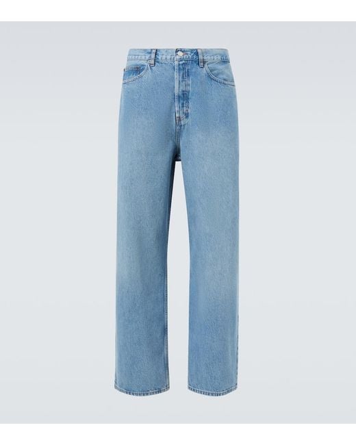Jean Ample The Baggy A Taille Haute FRAME pour homme en coloris Blue