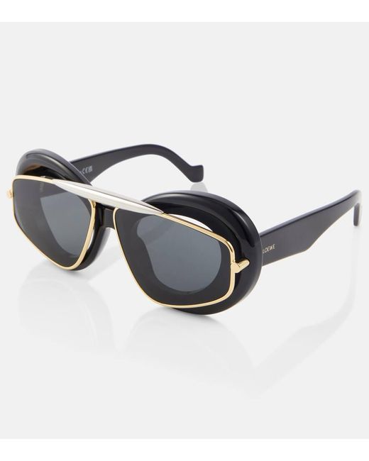 Loewe Black Wing Aviator Sunglasses
