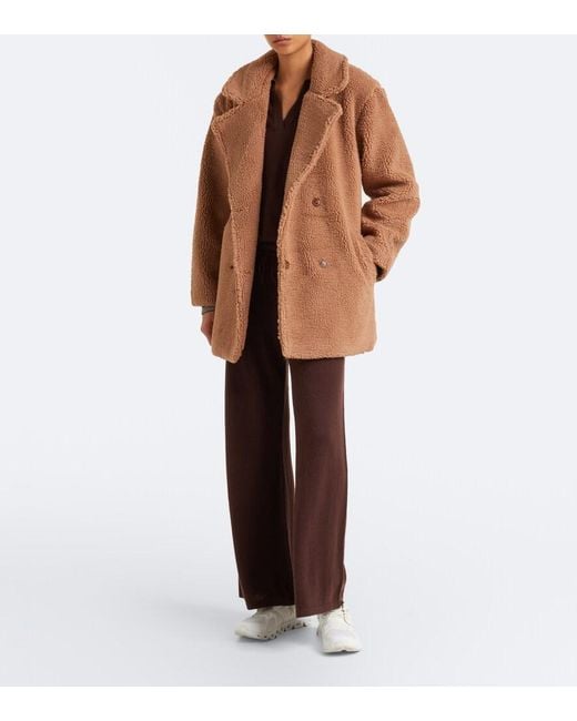 The Upside Brown Gracie Teddy Coat