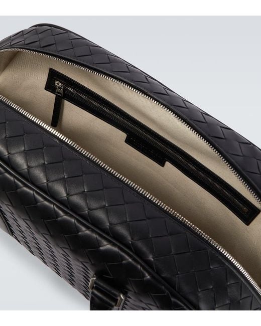 Bottega Veneta Weekender Getaway Aus Leder in Black für Herren
