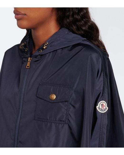 Capa Con Capucha Moncler de color Black