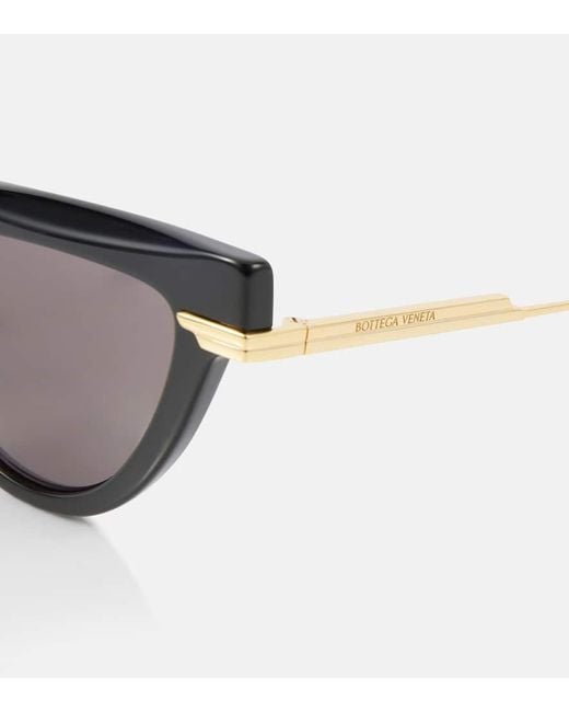 Occhiali Da Sole Cat-Eye di Bottega Veneta in Brown