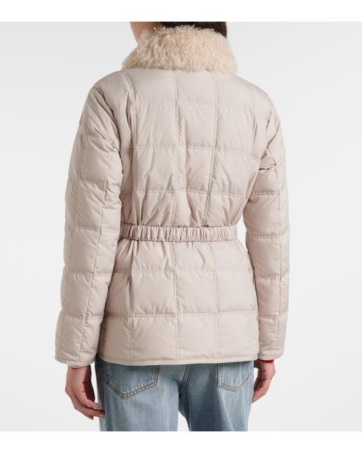Moncler Natural Cygnes Down Jacket