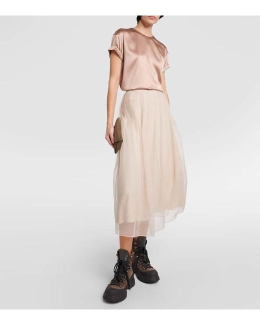 Borsa A Tracolla di Brunello Cucinelli in Brown