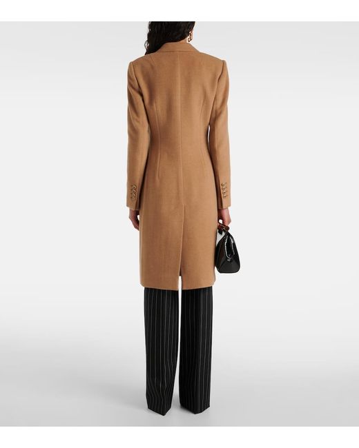 Cappotto in cammello di Dolce & Gabbana in Brown