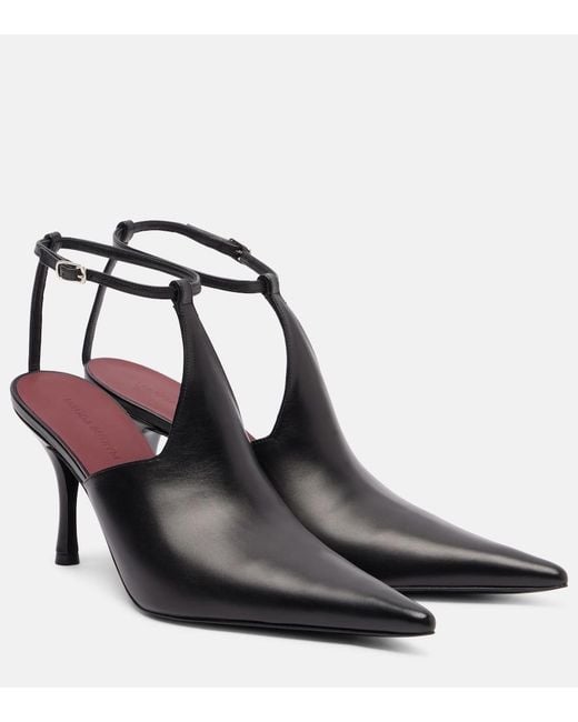Magda Butrym Black Leather Pumps