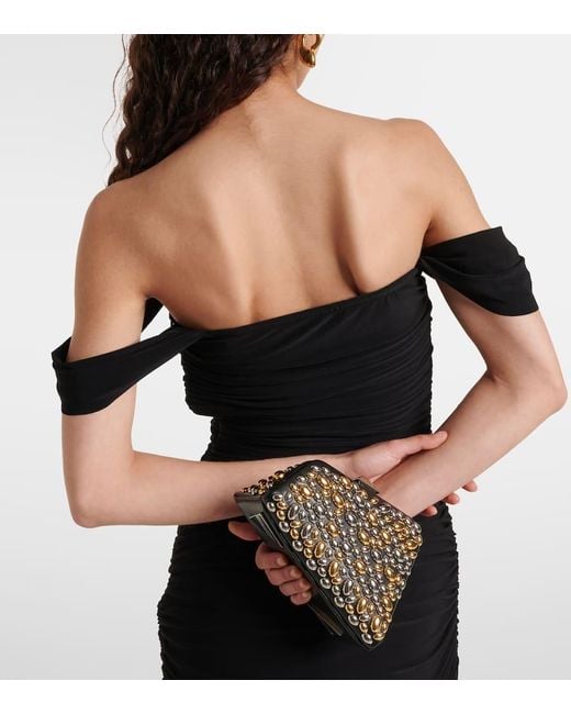 Robe Walter A Encolure Bardot Norma Kamali en coloris Black