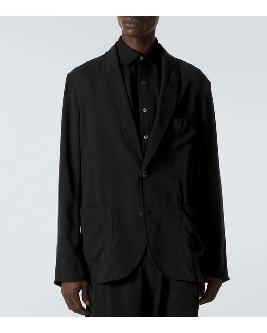 Giorgio Armani Blue Asv Blazer for men