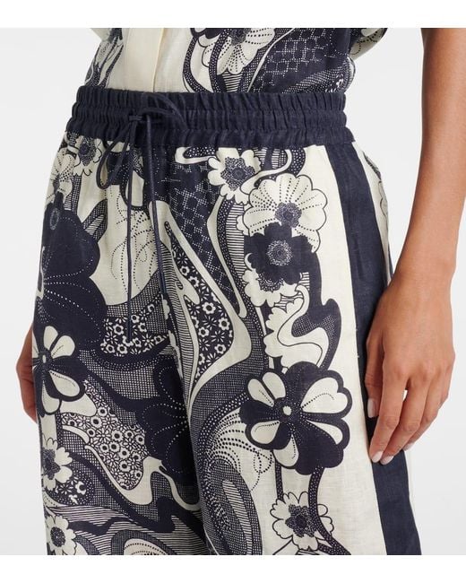 Pantaloni Mickey A Gamba Larga di ALÉMAIS in White