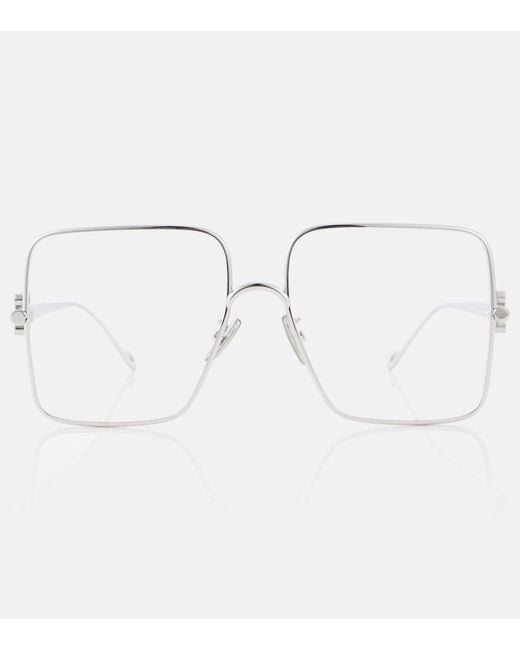 Loewe Natural Anagram Square Glasses