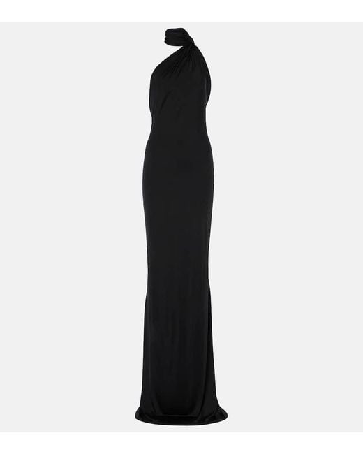 Nina Ricci Black Asymmetric Gown