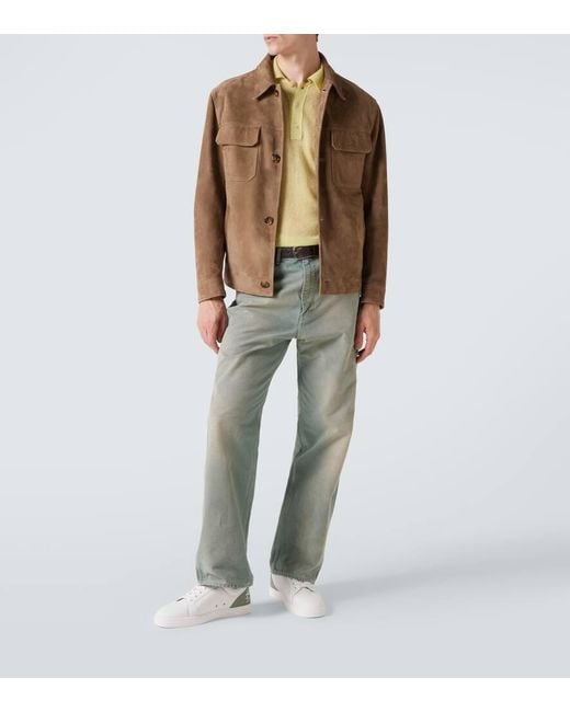 Christian Louboutin Sneakers Fun Louis Junior Aus Leder in Metallic für Herren