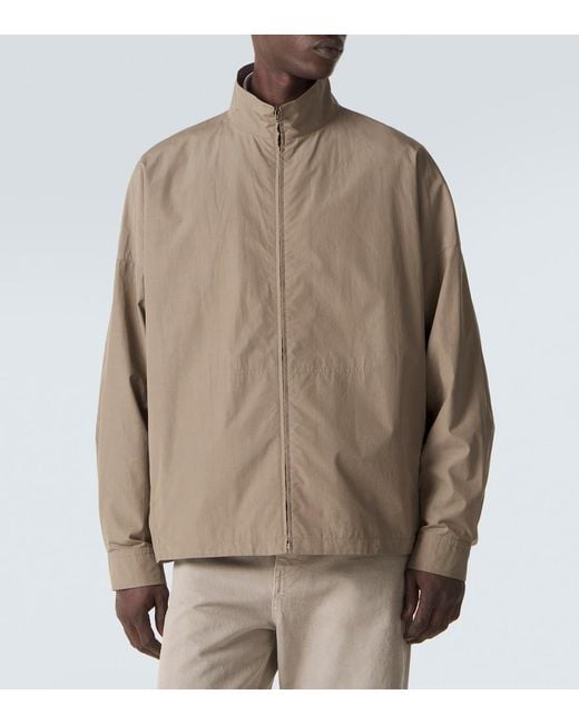 The Row Brown Trenton Cotton Jacket for men