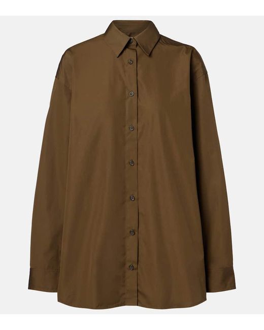 Totême  Brown Cotton Shirt