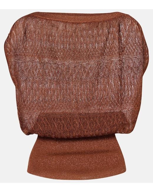 Zimmermann Brown Top Awaken Aus Lame